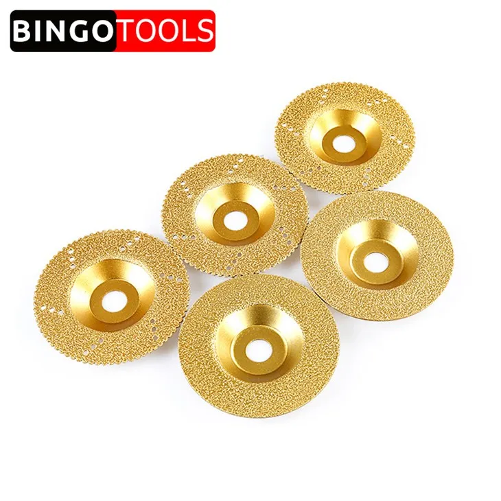 Seghe a tazza saldobrasate sottovuoto per gres porcellanato