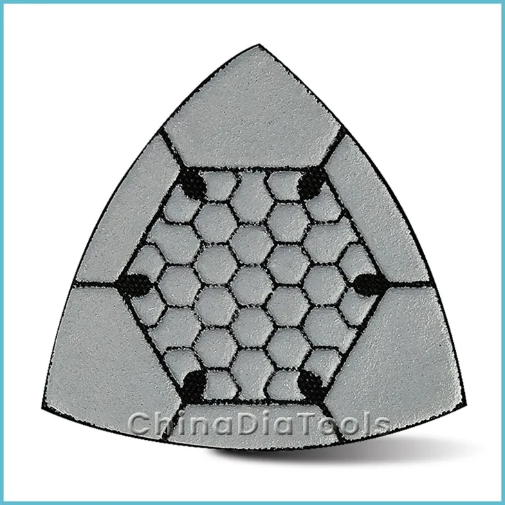 Triangle Diamond Polishing Pads Dry Use